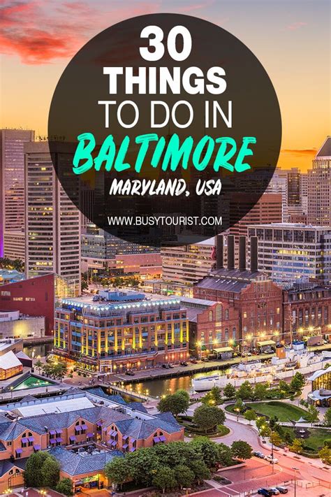 baltimore md vacation activities